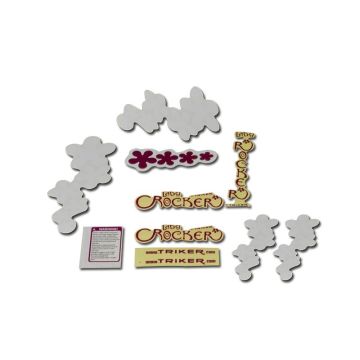 Stickervel Triker lady rocker
